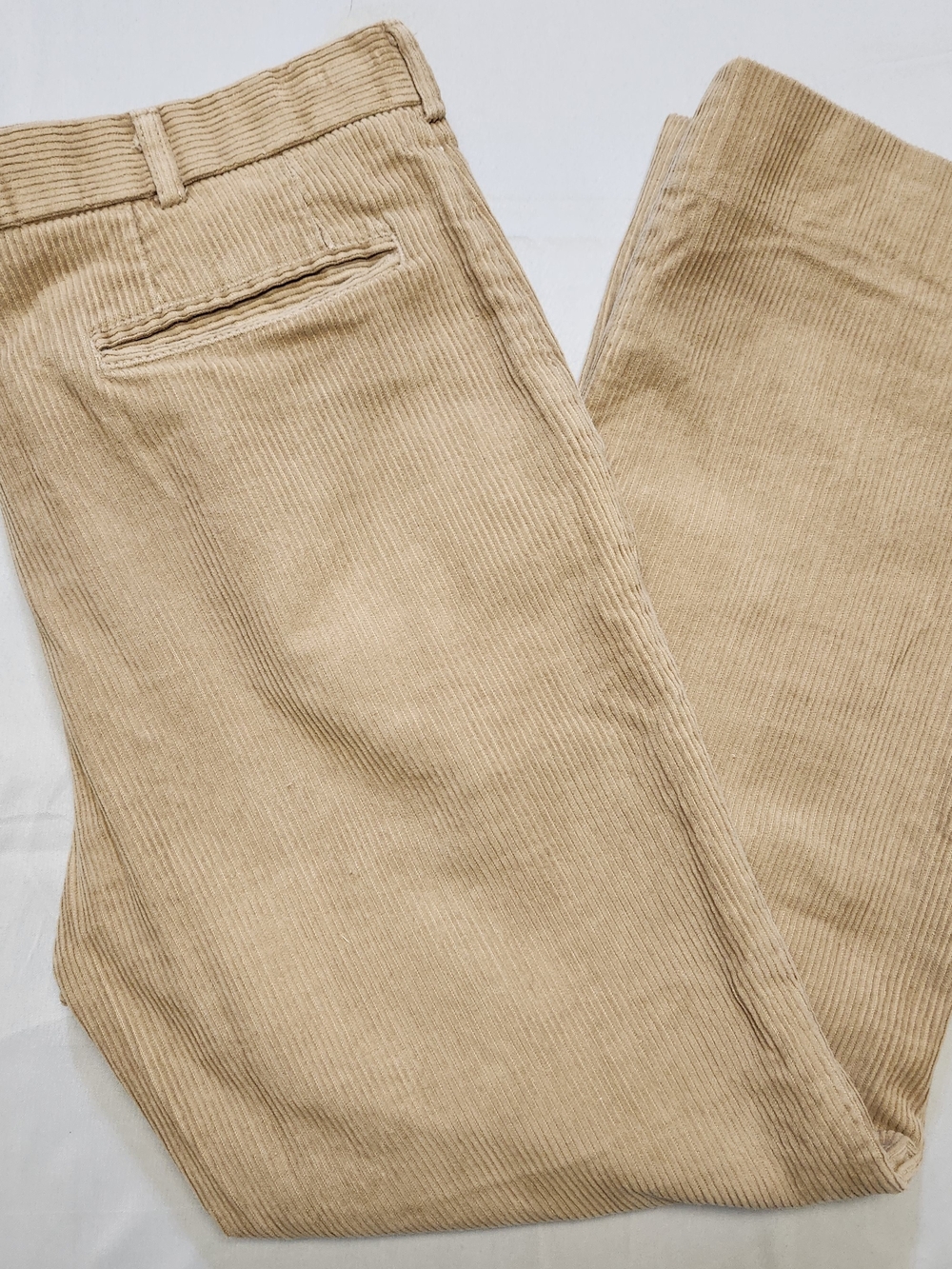 Vintage GANT Tan Corduroy Pants Size Mens 34x27 Made In Hong Kong Stylish Y2K